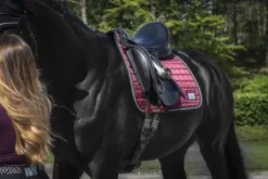 Tapis de selle EQUITO - Black Cherry