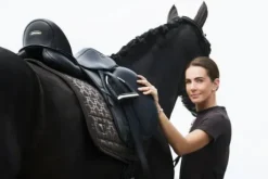 Tapis de selle Glossy Chain Crystal PLATINUM 2024 - Eskadron