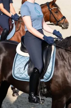 Tapis de selle glossy jewel classic sport - Eskadron - tissu brillant