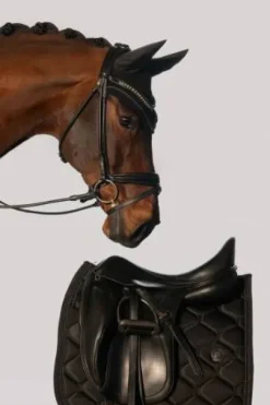 Tapis de selle highgloss pearls platinum - Eskadron - effet satiné