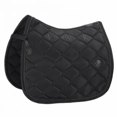 Tapis de selle highgloss pearls platinum - Eskadron - effet satiné