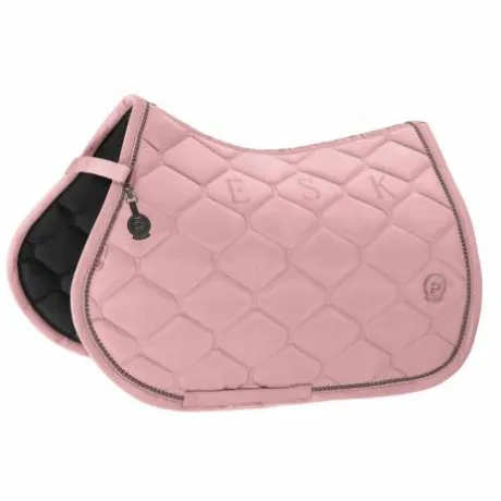 Tapis de selle highgloss pearls platinum - Eskadron - effet satiné