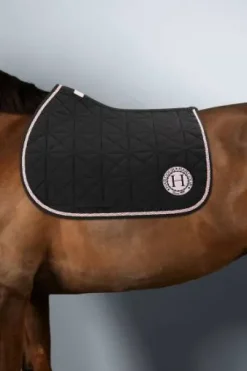 Tapis de selle Suze Octobre Rose - Harcour - Matelassage spécial