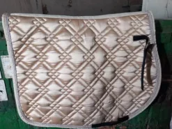 Tapis d'équitation couleur Or