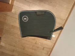 Tapis fouganza vert sapin