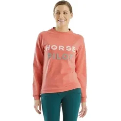 Team Sweat Shirt Women Horse Pilot