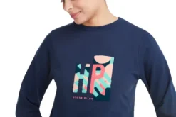 Team Sweat-Shirt Anniversary Femme Bleu - Horse Pilot