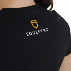 Tee-shirt slim fit strass rosegold - EQUESTRO