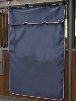 Tenture de box personnalisée - Asup - PVC marine et gris clair