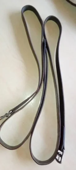 Étrivières cuir brun