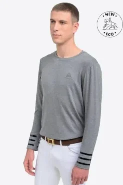 T-shirt à manches longues Riding Top - Cavalliera - Tissu naturel