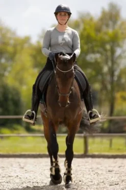 T-Shirt coton à manches longues Riding Cotton Top - Cavalliera