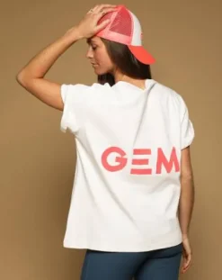 T-shirt eclair - GEM - oversize avec logo