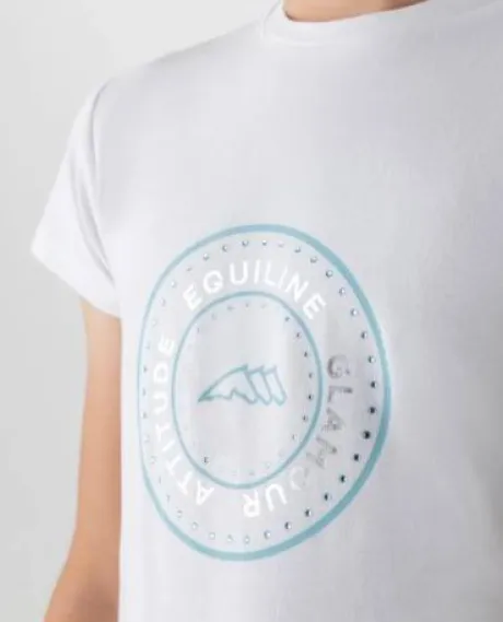 T-shirt enfant avec strass - Equiline - tissu doux et respirant