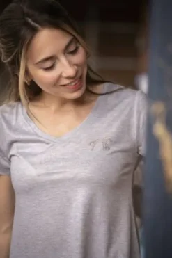 T-shirt juline - Pénélope collection - tissu irisé léger