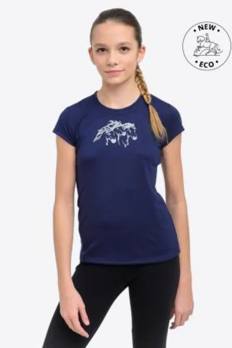 T-shirt équitation enfants manches courtes - Cavalliera - Tissu confortable
