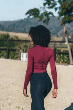 UV PROTECTION Top Bordeaux - Equestrian Stockholm