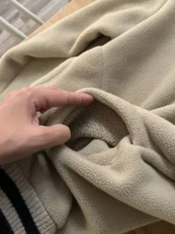 Veste chaude intérieur moumoute