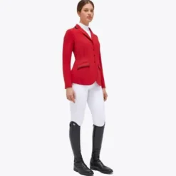 Veste de concours brodée Rouge - CAVALLERIA TOSCANA