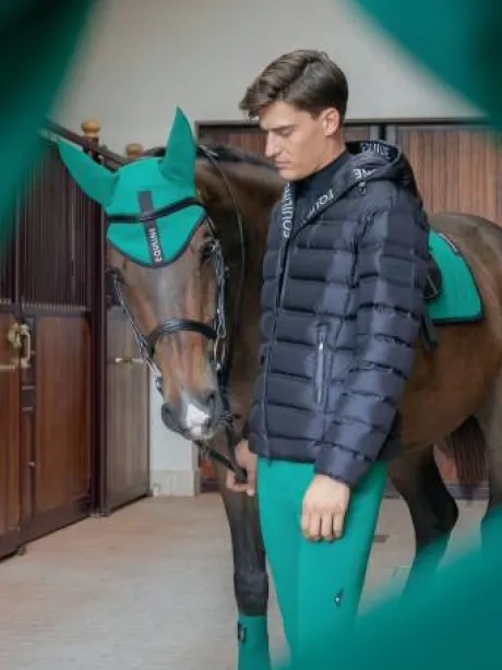 Veste en duvet homme noir Equiline