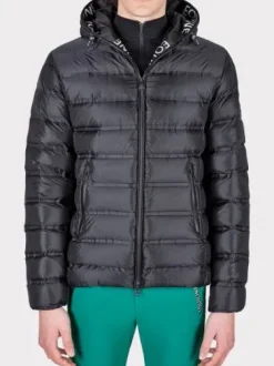 Veste en duvet homme noir Equiline