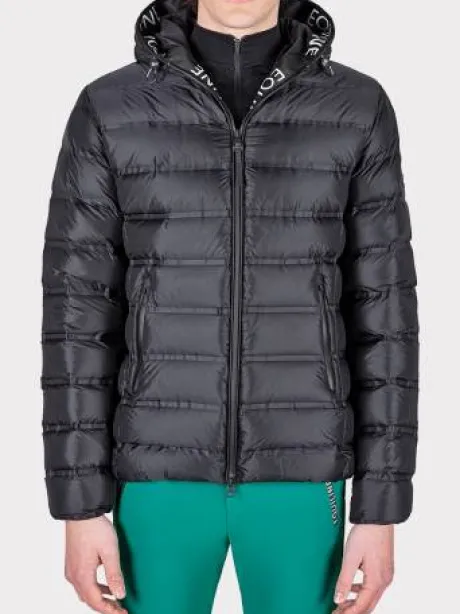Veste en duvet homme noir Equiline