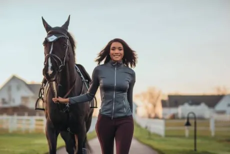 Veste Explore Jacket Silver Cloud - Equestrian Stockholm