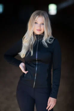 Veste Polaire All Black Glimmer - Equestrian Stockholm