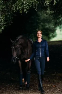 Veste Polaire Marine Navy Classic - Equestrian Stockholm