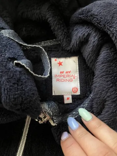 Veste polaire paillettes