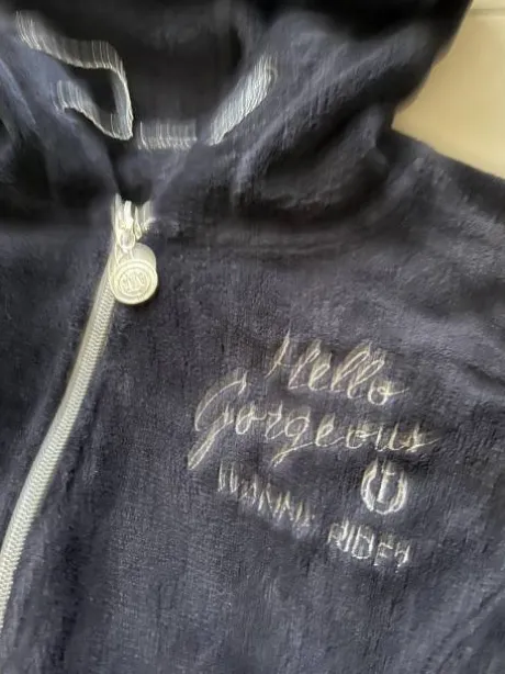 Veste polaire paillettes