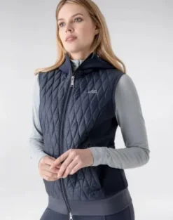 Veste sans manche Equiline femme alvéolée